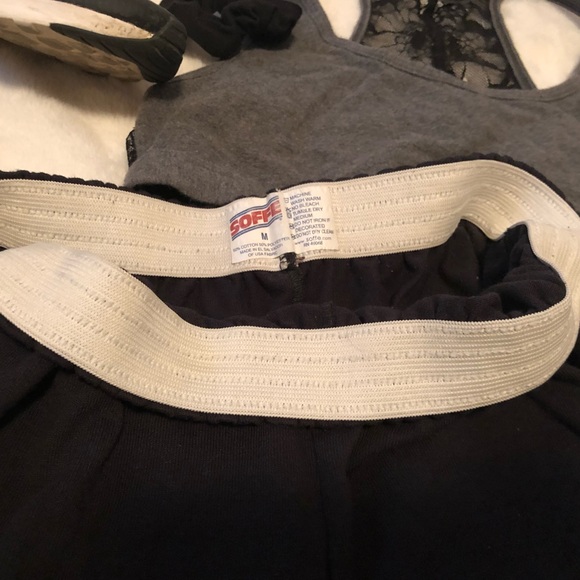 BLACK SOFFE SHORTS - Picture 2 of 3